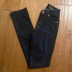 7 For All Mankind kimmie straight leg Womens Size 25 Jeans Stretch Indigo